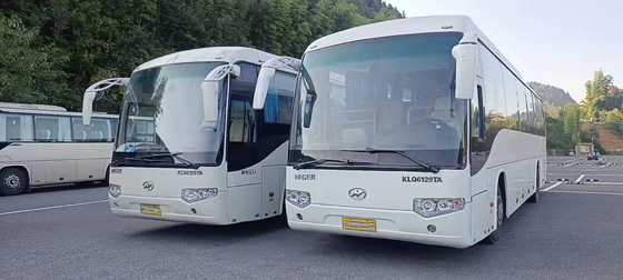 Ônibus mais alto no ônibus usado longo da pousa-copos de Toyota da disposição dos assentos RHD Front Engine 2+3 de Buses 65 do treinador de Tanzânia KLQ6129 Yutong