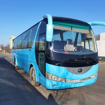 Ônibus luxuosos usados luxuosos usados ônibus dos assentos do ônibus 47 do motor ZK6100 de Yutong