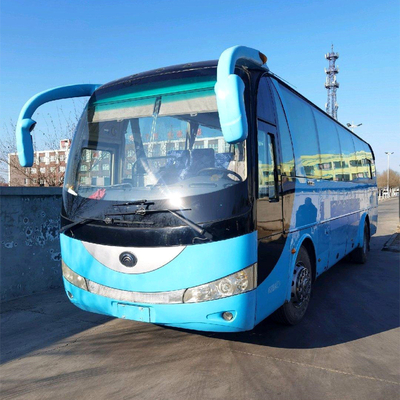 Ônibus luxuosos usados luxuosos usados ônibus dos assentos do ônibus 47 do motor ZK6100 de Yutong