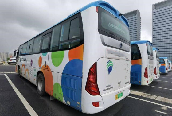 Assentos luxuosos feitos sob encomenda do ônibus do treinador 48seats do ônibus elétrico de Bus SLK6118 Shenlong do treinador