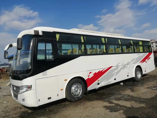 ônibus usado sério Front Engine diesel LHD de 6112D Yutong que dirige Mini Bus