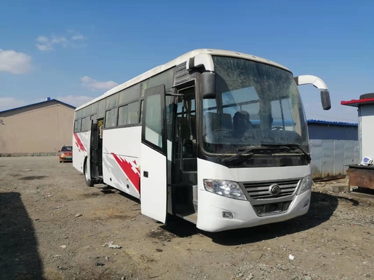 ônibus usado sério Front Engine diesel LHD de 6112D Yutong que dirige Mini Bus