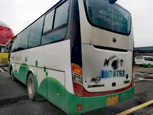 Motor Sightseeing de Yuchai do ônibus da pousa-copos da movimentação da mão esquerda dos assentos de Yutong Mini Bus 35 do ônibus ZK6908