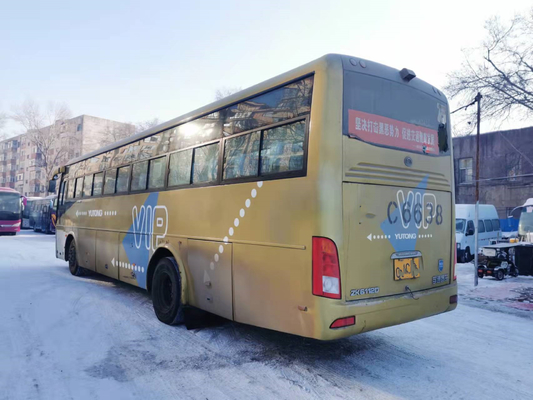 Ônibus de aço do passageiro do chassi de Front Engine Used Yutong Bus 53seats com condição do ar