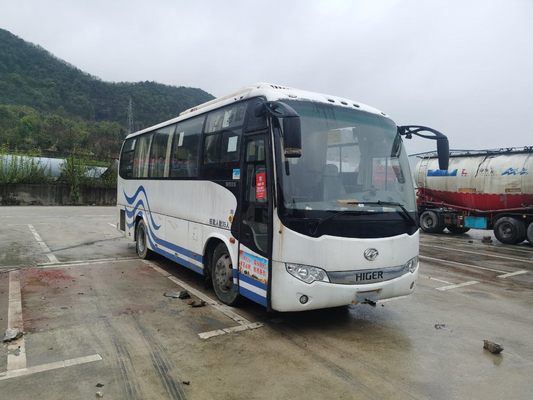 Ônibus usados mais altos dos passageiros do ônibus 35 no ônibus diesel de China KLQ6856 Yuchai