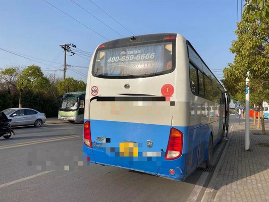 Transporta 49 o treinador usado Right Hand Drive do motor diesel de Yutong ZK6107 dos assentos