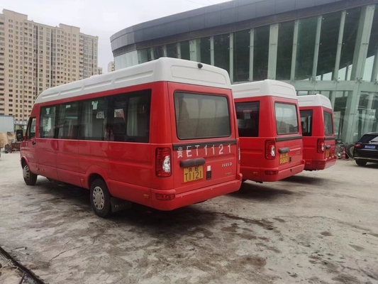 Chegada nova 2017 diesel usado ônibus usado Iveco do minibus 129Hp dos assentos do ano 19